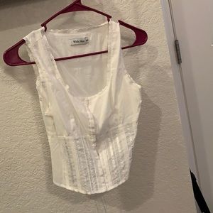 With Jèan White Corset Top